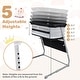 preview thumbnail 6 of 8, Gymax Bedside Crib w/ Mattress 5-Level Adjustable Height Protective