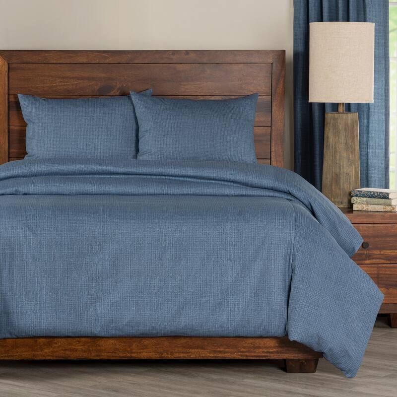 Overall Denim-Style Duvet & Insert Set