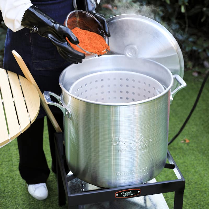 Creole Feast SBK0601,60 QT Seafood Boiling Kit with Strainer