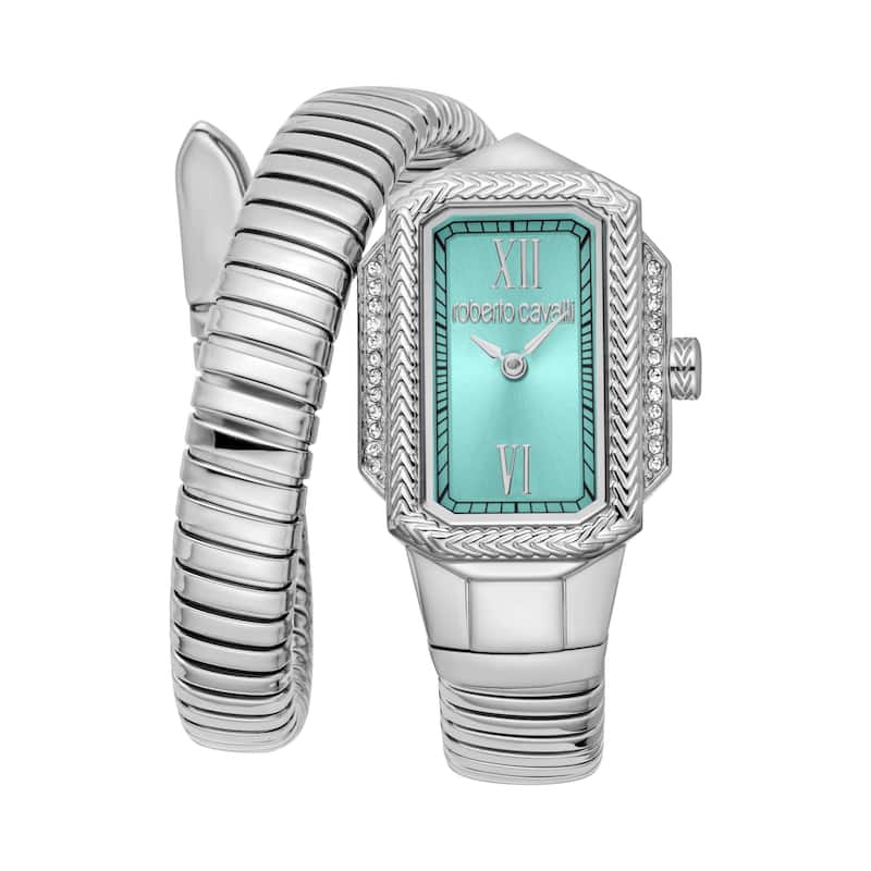 Roberto Cavalli Women's RC5L115M0025 Quartz Watch - Silver-Tone