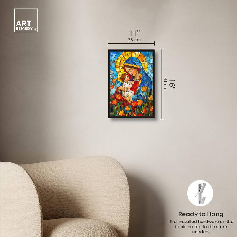 Glass Gospel I Canvas by Art Remedy