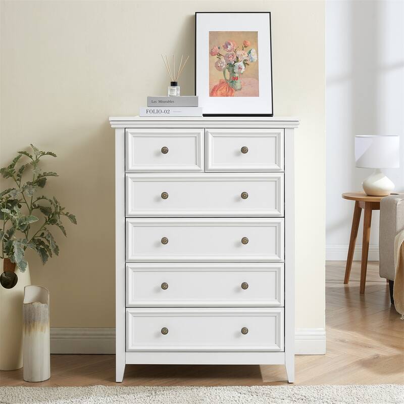 6 Storage Drawers Dresser Cabinet, Chest of Drawers, Closet Organizers