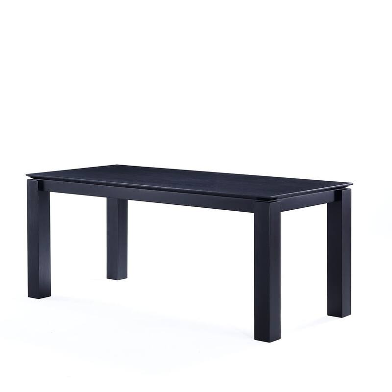 Manhattan Comfort Rockaway Hamlet Modern 70.86 Solid Wood Dining Set