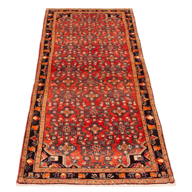 Andelz Red Rug 3'9" x 9'10" - 3'9 x 9'10
