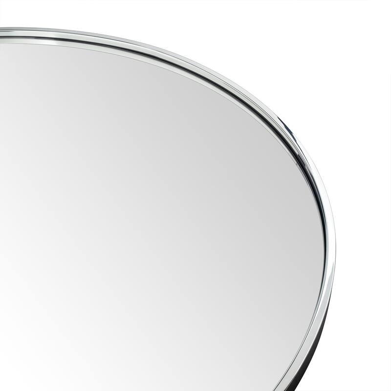 TEHOME Korra Round Wall Mirrors 30 and 36 Inch Metal Frame Options for Bathroom Bedroom & Entryway