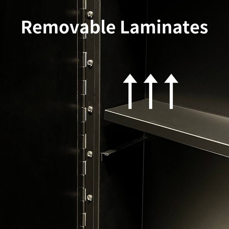 Rectangular Metal Medicine Cabinet with Mirror