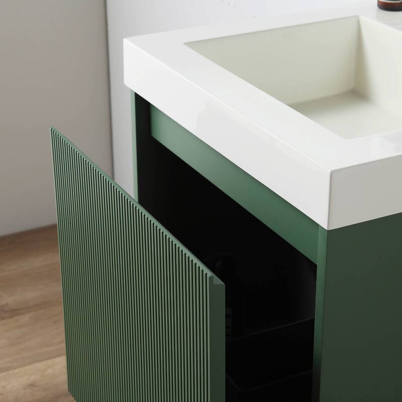Floating Bathroom Vanity with Sink, Wall Mounted Vanity
