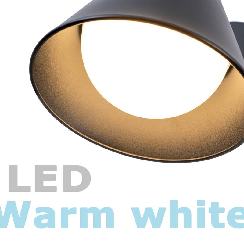 Modern LED Outdoor Wall Sconce Set of 2