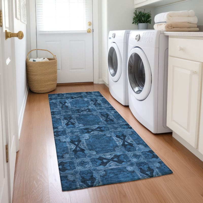 Almix Lush Floral Weather Resistant Versatile Elegance Outdoor Rug