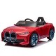 preview thumbnail 68 of 78, Licensed BMW I4 12V Kids Ride-On Car with Remote Control & Safety Belt