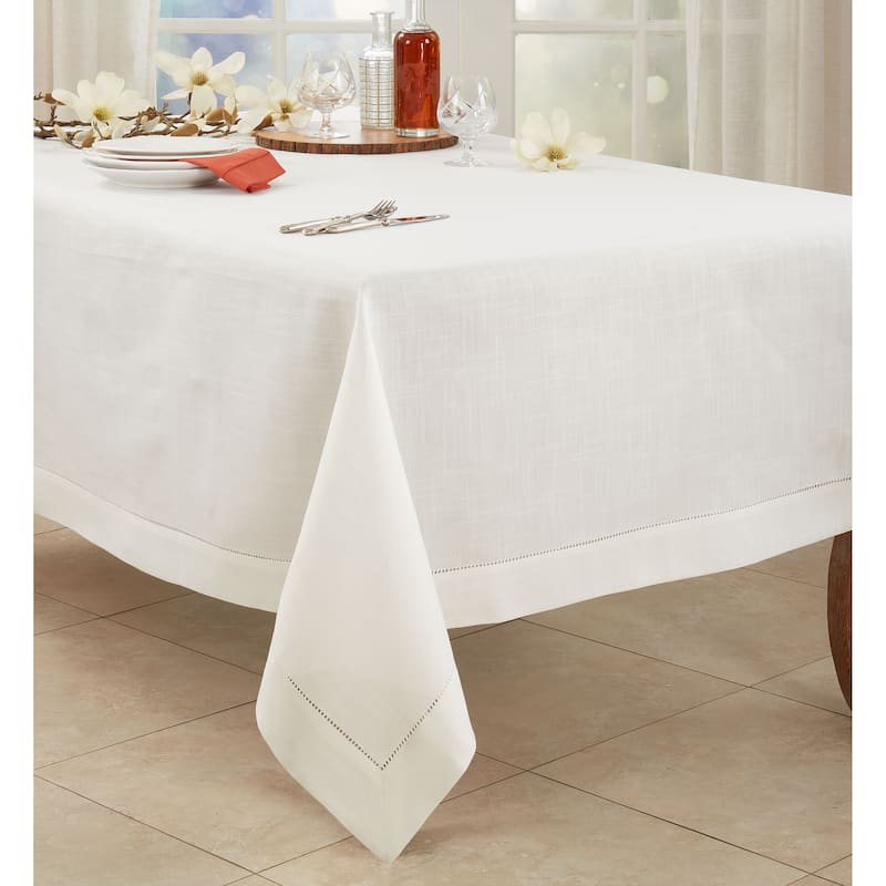Rochester Collection Hemstitched Tablecloth