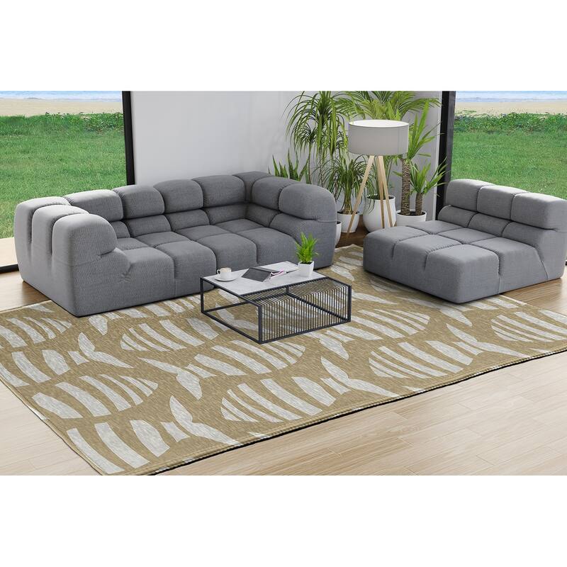 Swimming School Nautical Chenille Rug
