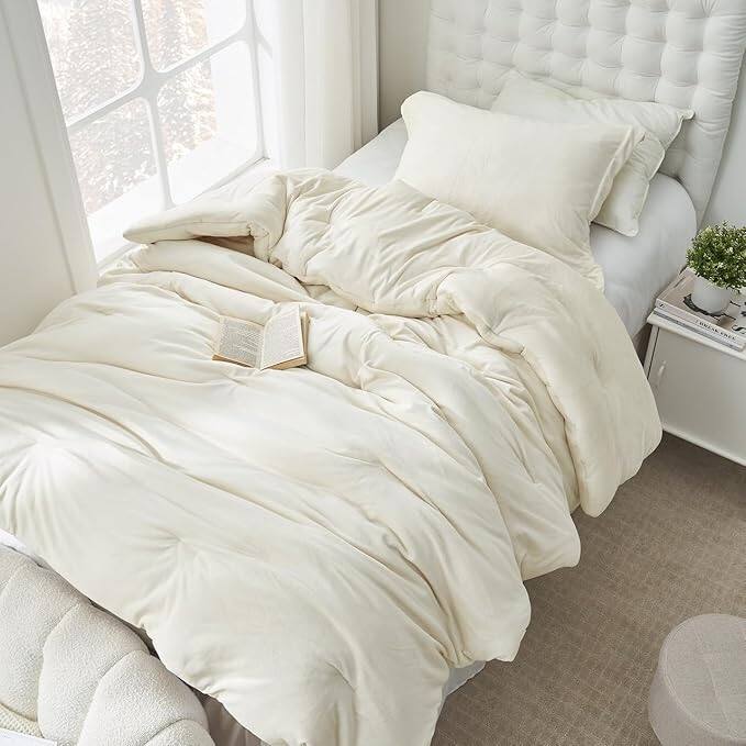 Love Thick® - Desirable Coma Inducer Oversized Comforter Set - Rich Eggnog