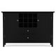 preview thumbnail 13 of 16, WYNDENHALL Freemont SOLID WOOD 54" Wide Transitional Sideboard Buffet & Wine Rack - 17" D x 54" W x 36" H