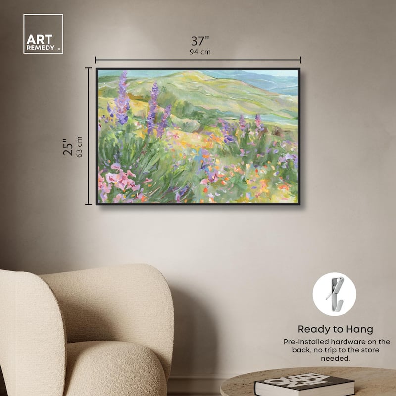 Blooming Fields Canvas by Art Remedy