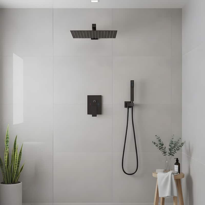 Wall Mounted Dual Shower Head Shower Set