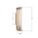 preview thumbnail 2 of 8, Crystorama Lighting Group JAR-2301 Jarvis 18" Tall LED Wall Sconce