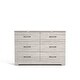 preview thumbnail 3 of 11, Darsh 6-Drawer Dresser with Ultra Fast Assembly (31.5 in. × 47.2 in. × 15.7 in.)
