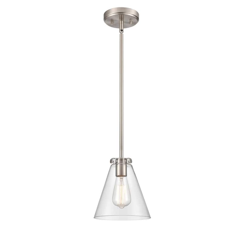 Millennium Lighting 8" Wide Mini Pendant with Clear Glass Shade
