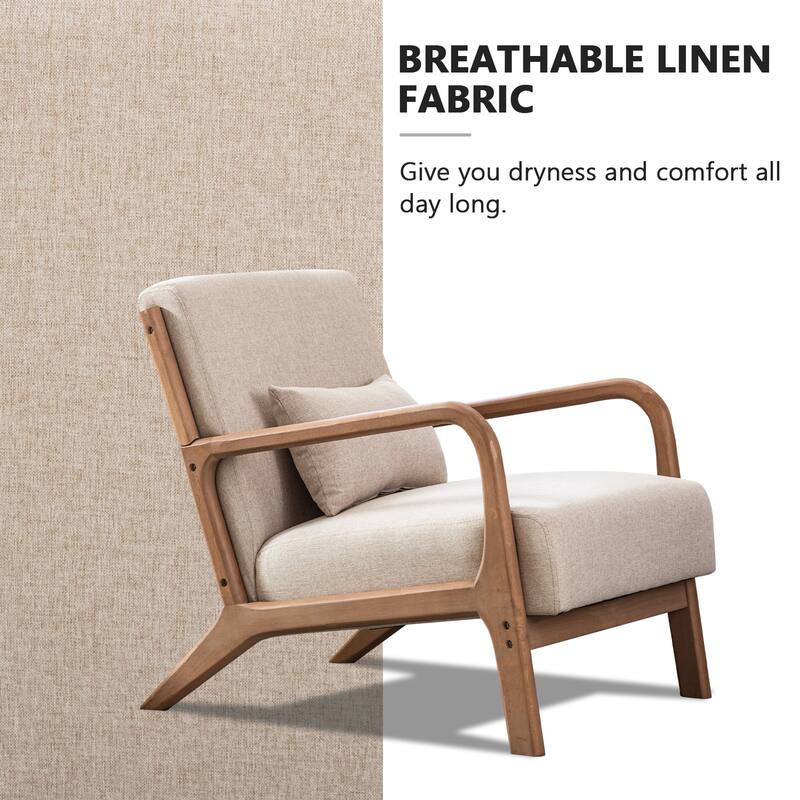 Aston Modern Solid wood Accent Chair for Living Room