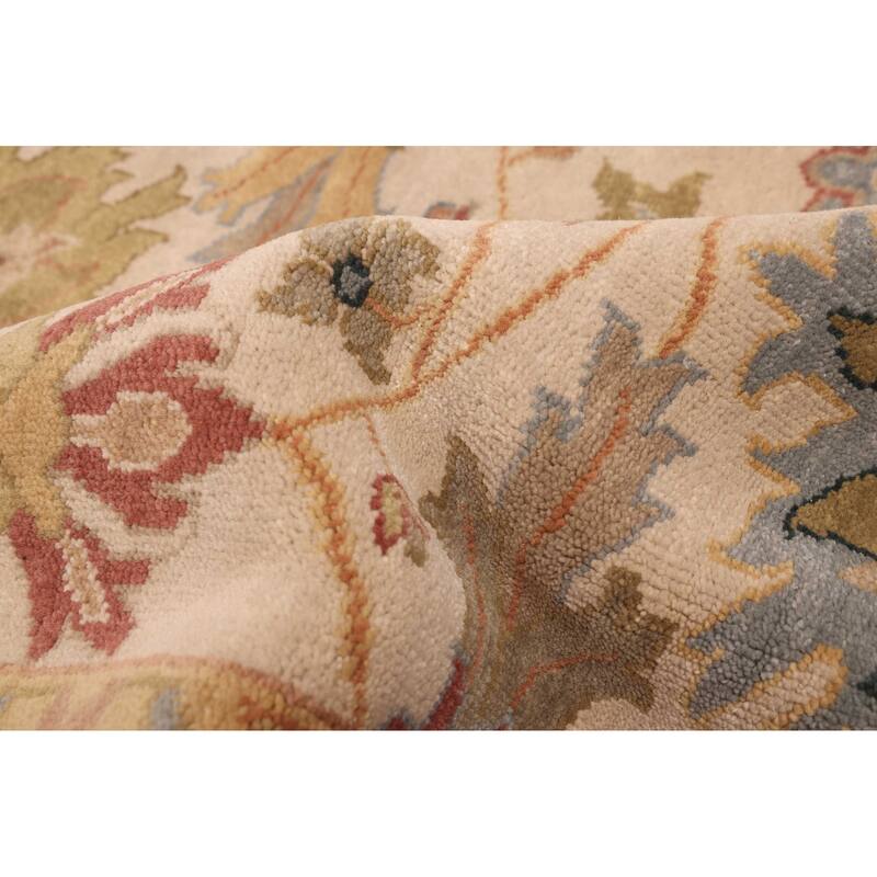 ECARPETGALLERY Hand-knotted Jules Serapi Ivory Wool Rug - 8'1 x 10'0