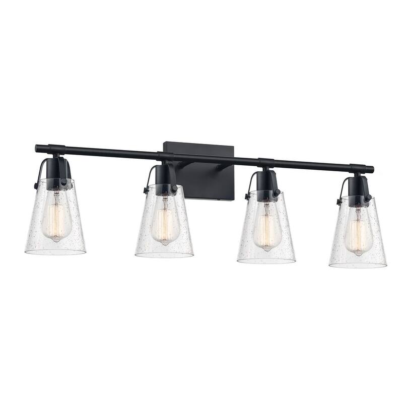 Modern Vanity Light Wall Mount Sconces with Glass Shade