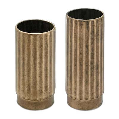 Metal Vase (Set of 2)
