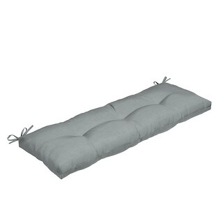 ARDEN Outdoor Plush Modern Tufted Bench Cushion, 48 x 18