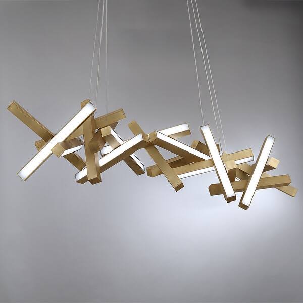 Shop Modern Forms Pd Chaos 72 Wide Integrated Led Chandelier Overstock