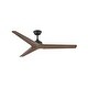 preview thumbnail 1 of 6, Hinkley Chisel Outdoor Ceiling Fan - Matte Black - 60"