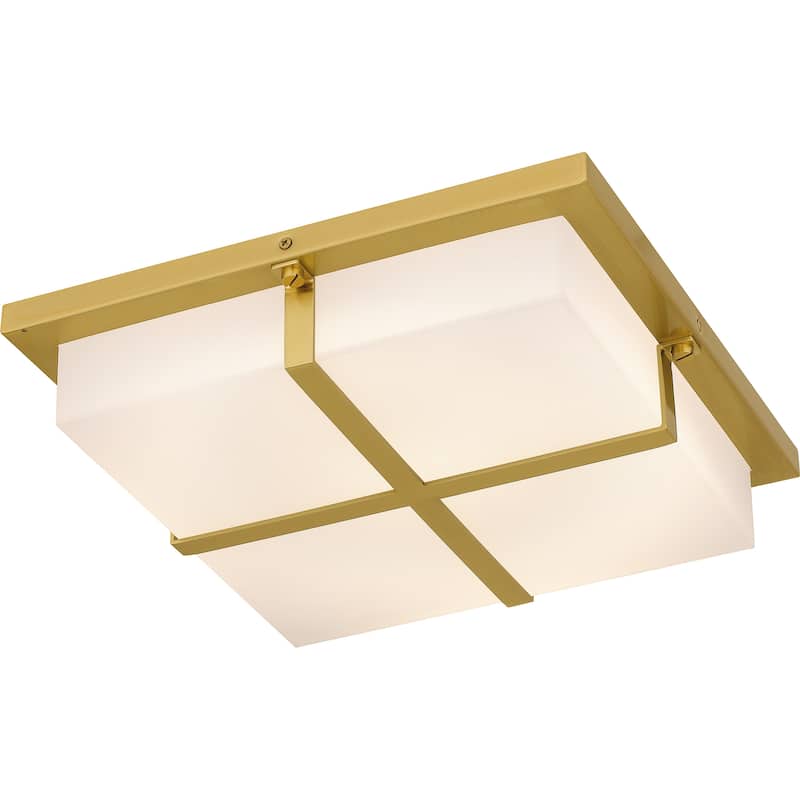 Armstrong Integrated LED Brushed Gold Flush Mount