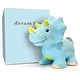 preview thumbnail 2 of 4, Hapinest Ceramic Dinosaur Piggy Bank for Boys, Triceratops, 7x5.5x3.5 Inches - Triceratops