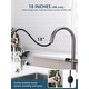 preview thumbnail 22 of 39, Lefton Touchless Pull-Out Kitchen Faucet, Hands Free Motion Sensor Activated, Battery-Free Temperature Display, KF2206