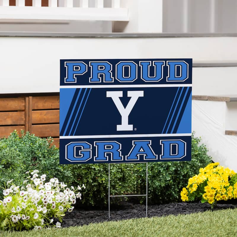 Yale University 24" x 18" Graduation Coroplast Outdoor Yard Sign
