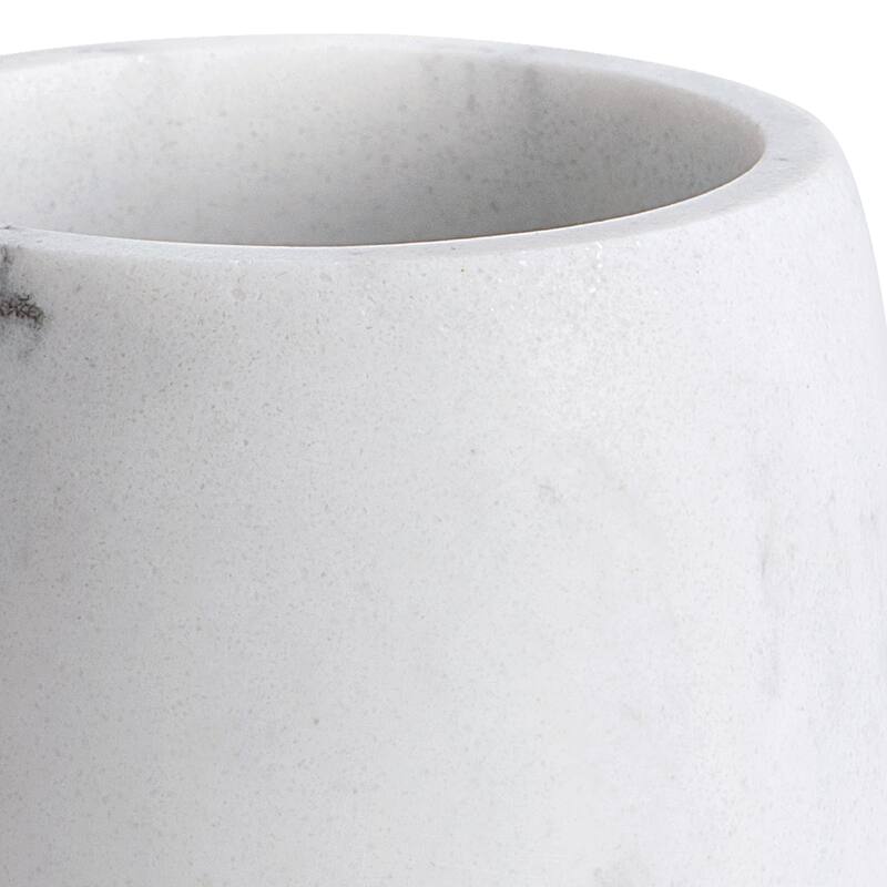 Legends Resin Tumbler - White/Black Marble