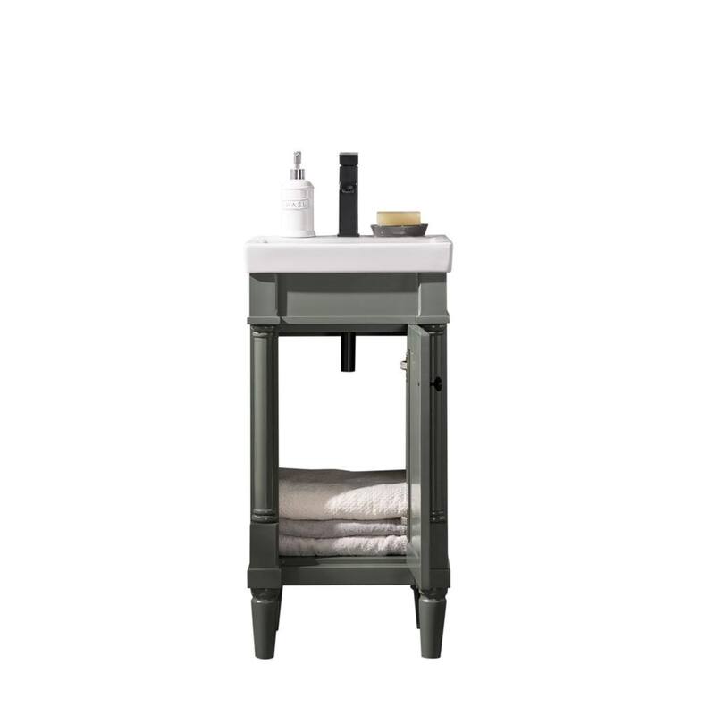 Legion Furniture 18" Pewter Green Sink Vanity WLF9218-PG