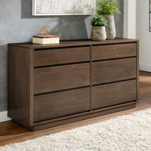 ingleside danish-inspired 6-drawer dresser by inspire q modern - natural Ingleside Danish-inspired 6-Drawer Dresser by iNSPIRE Q Modern - On Sale -  Bed Bath & Beyond