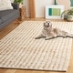 preview thumbnail 9 of 8, SAFAVIEH Handmade Natural Fiber Vanuschka Farmhouse Jute & Wool Rug 8' x 10' - Natural/Ivory - Rectangle