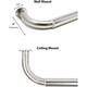 Energy-saving Wraparound Adjustable French Blackout Curtain Rod Set