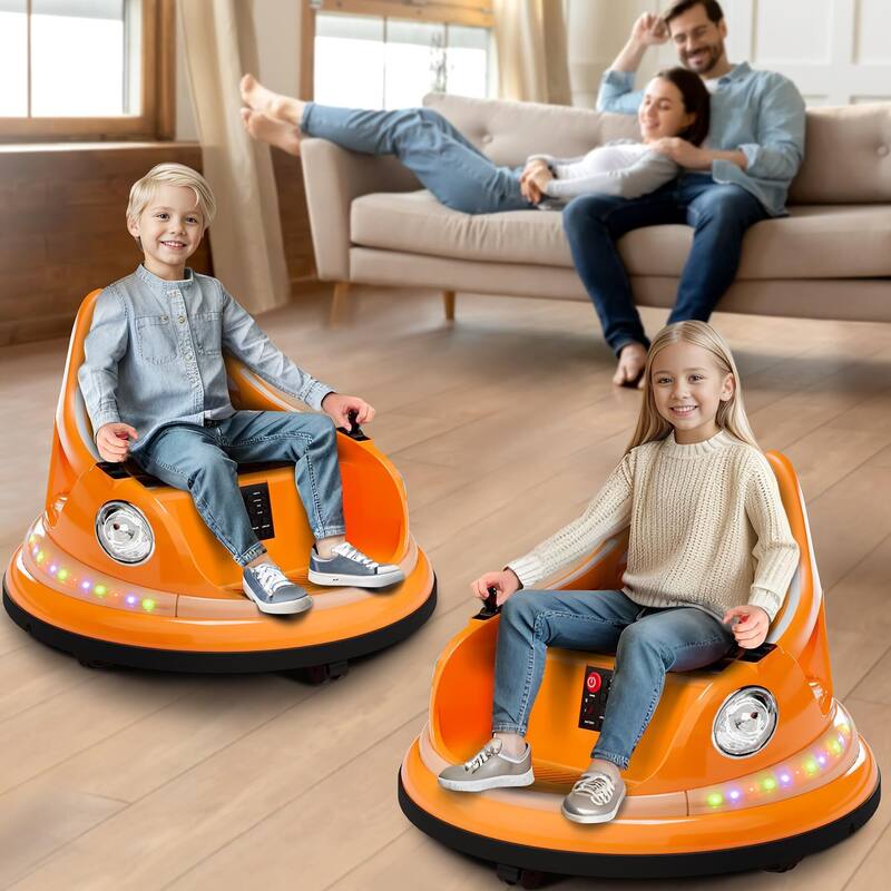 12V Bumper Car Ride On Toys for Kids & Toddlers with Remote Control