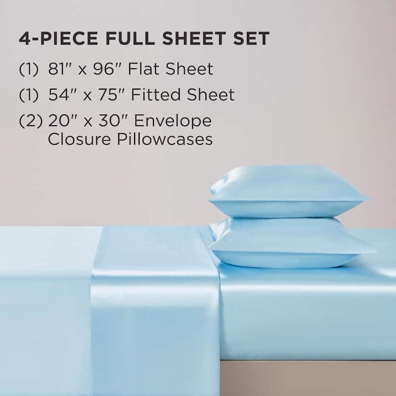 Juicy Couture Silky Satin Sheet Set
