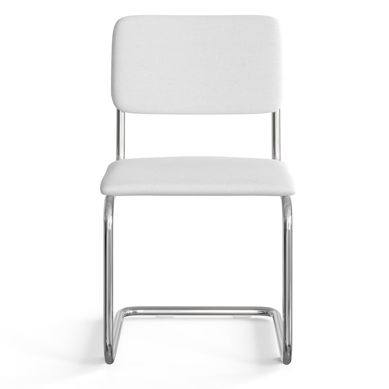 Hayward Fabric Side Chair Chrome Frame (Set Of 2)