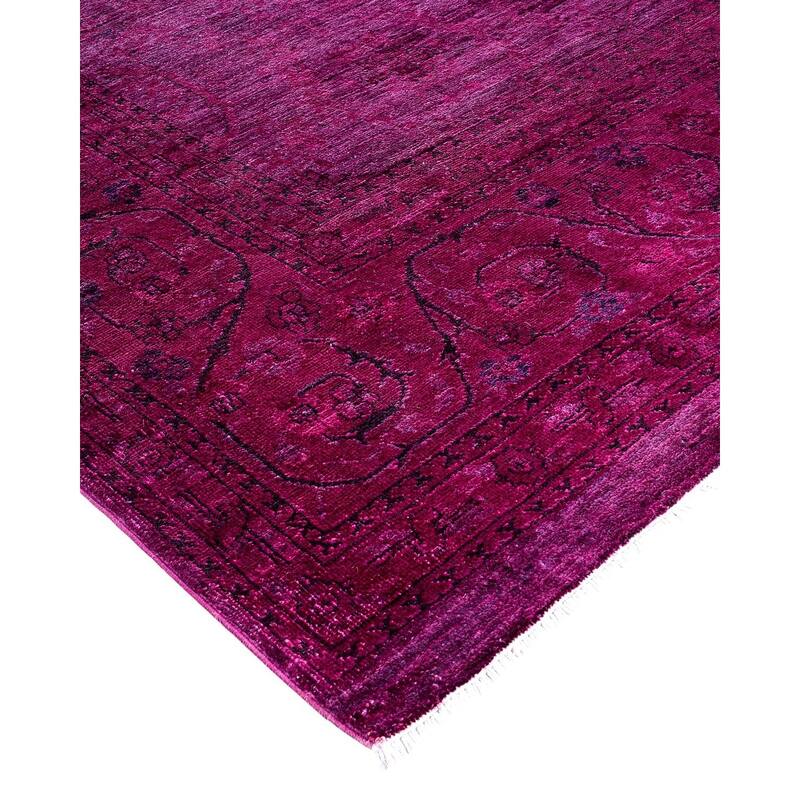 Vibrance, One-of-a-Kind Hand-Knotted Area Rug - Red, 9' 0" x 11' 8" - 9' 0" x 11' 8"