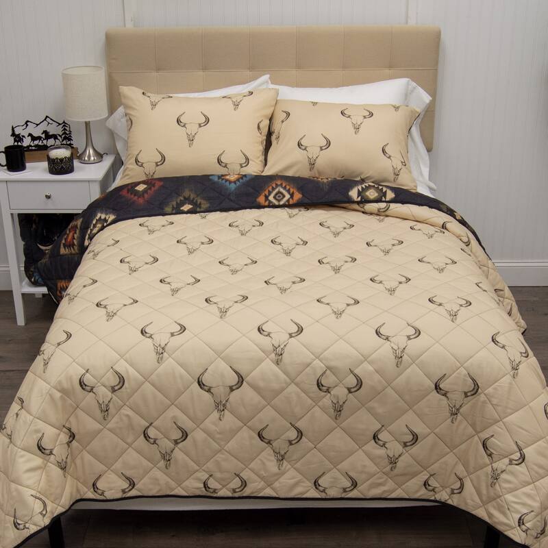 Your Lifestyle by Donna Sharp Phoenix 3PC Microfiber Quilt Set