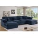 preview thumbnail 25 of 40, 6 - Piece Chenille Sectional