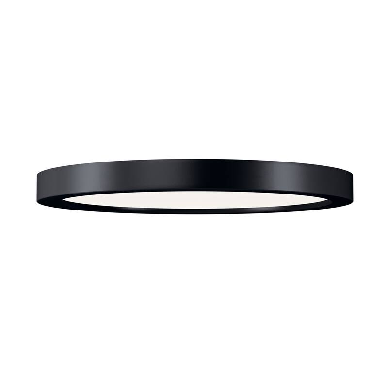 Kichler Lighting Ara 9.25" Round LED Flush mount in Black - 9.02