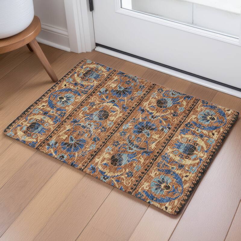 Machine Washable Indoor/ Outdoor Global Alix Chantille Rug
