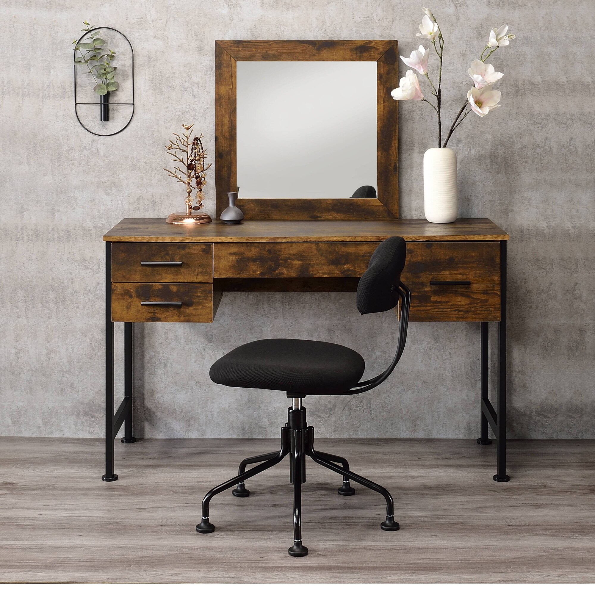 Rustic vanity desk hotsell