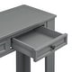 preview thumbnail 38 of 47, Merax Rustic Console Table with Storage Drawers and Bottom Shelf