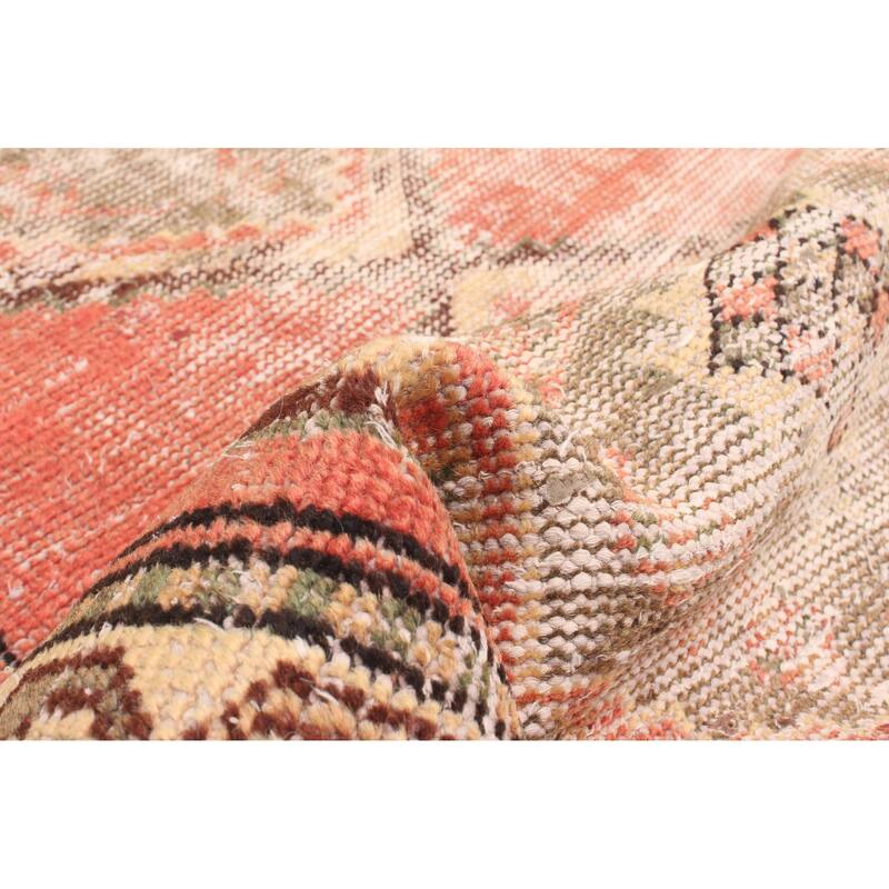 ECARPETGALLERY Hand-knotted Antalya Vintage Red Wool Rug - 2'11 x 9'2